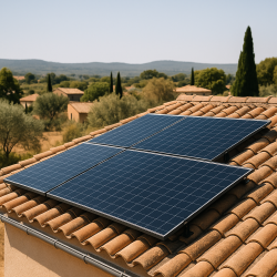Installation solaire adaptée aux fortes chaleurs sur toiture dans les Bouches-du-Rhône